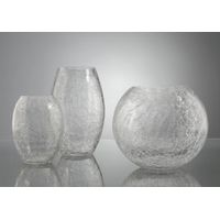 Vase craquelé H. 23 cm - Visuel 1